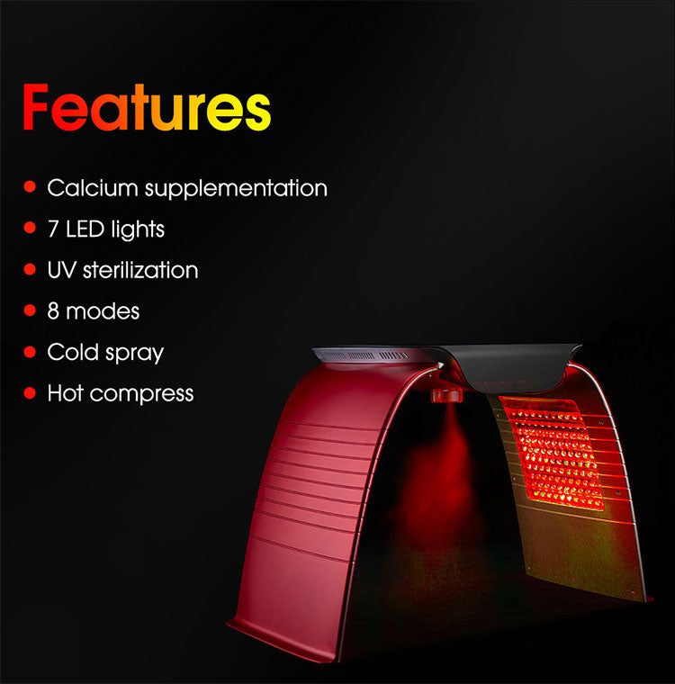 7 colour LED light therapy machine - Beautier Aesthetics